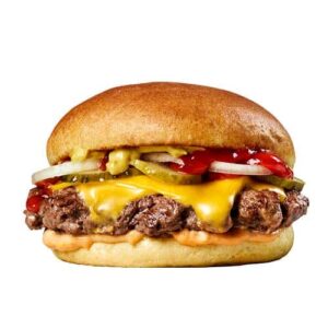 Smash beef burger