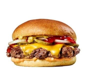 Smash beef burger