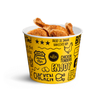 Broosted crunchy chicken 4 pieces with fries
