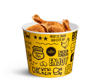 Broosted crunchy chicken 4 pieces with fries