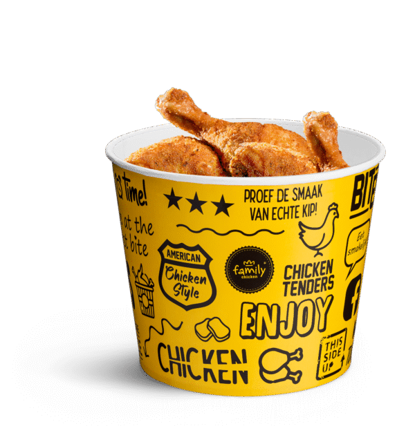 Broosted crunchy chicken 4 pieces with fries