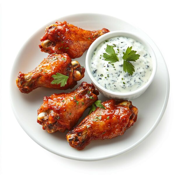 Buffloo wings 4 pices