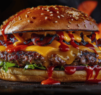Grand bacon beef burger