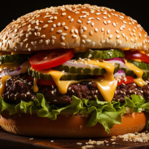 Grand beef burger