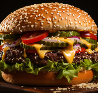Grand beef burger