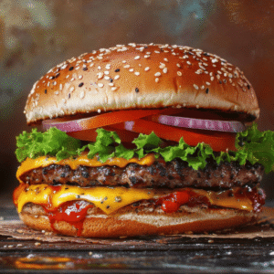Grand king beef burger