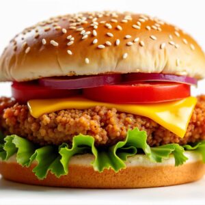 Home style chicken burger