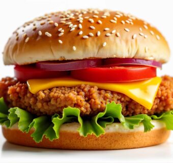 Home style chicken burger
