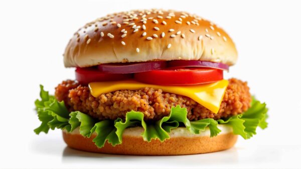 Home style chicken burger
