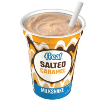 Salted caramel milkshake